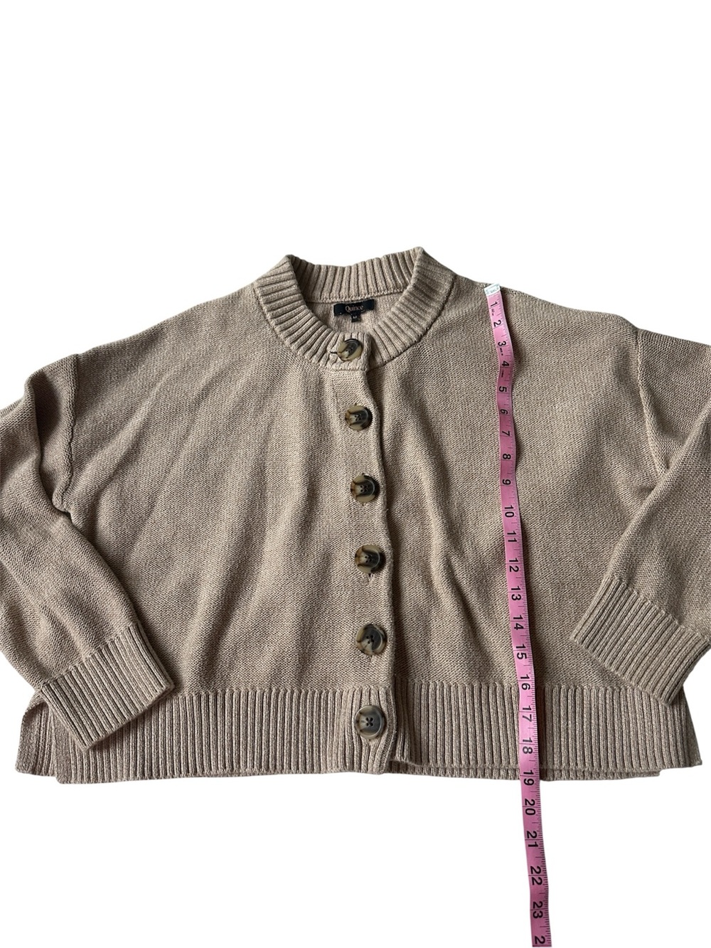 Quince 100% Organic Cotton Cropped Cardigan - Picture 8 of 11